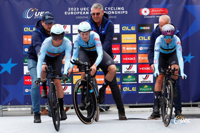 2023 UEC Road European Championships - Drenthe - Junior Mixed Team Relay - Emmen - Emmen 38, km - 21/09/2023 - Belgium - photo Luca Bettini/SprintCyclingAgency?2023